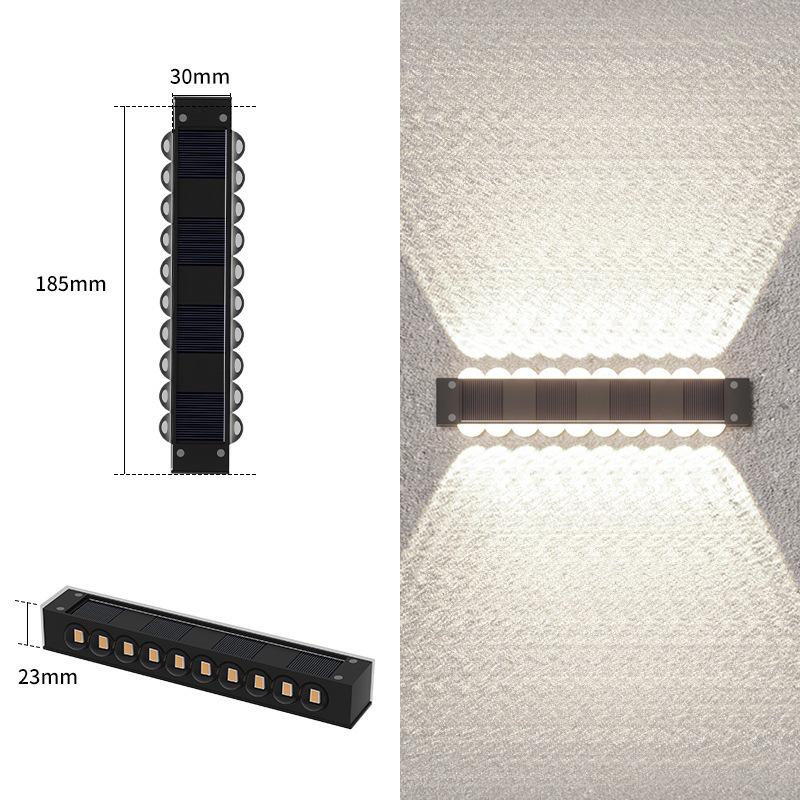 Waterproof Solar Wall Lamp for Outdoor Garden and Balcony Decoration