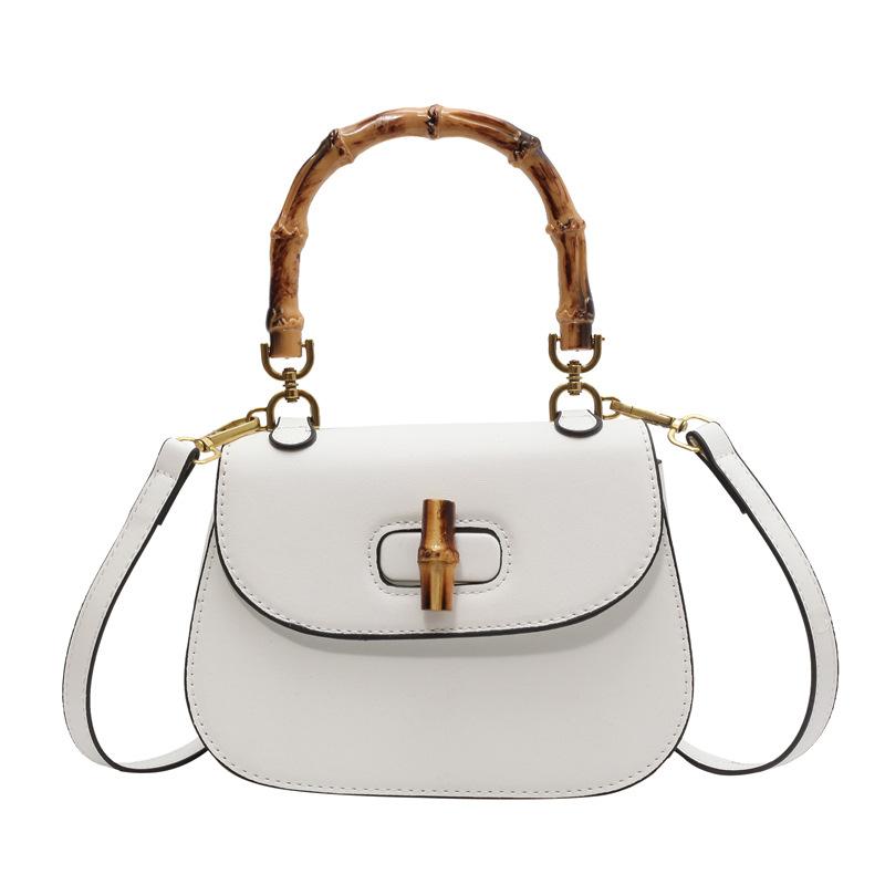 Premium retro saddle bag women's bag new fashion versatile shoulder messenger bag bamboo handbag bag women