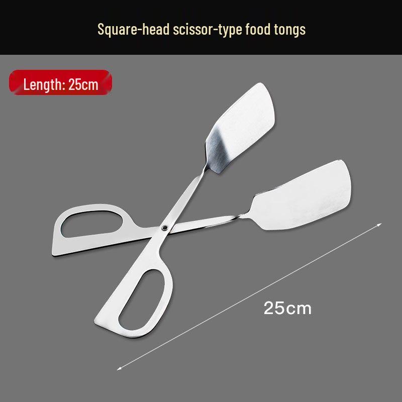 Premium Stainless Steel Multi-Purpose Food Clip for Salads, Bread, and Steaks