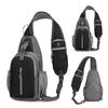 Herren Schultertaschen Sling Bag Brusttasche Nylon Crossbody Tasche Reise Tagesrucksäcke