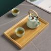 Bamboo Wooden Tea Tray Rectangular Dinner Plate Tableware Serving Tray  Hotel