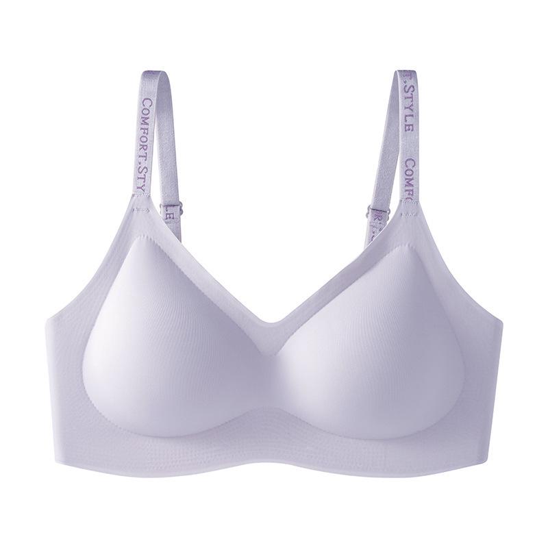 "Pink Seamless Jelly Strip Anti-Gravity Vest for Lifting and Gathering Side Breasts and Small Chest"