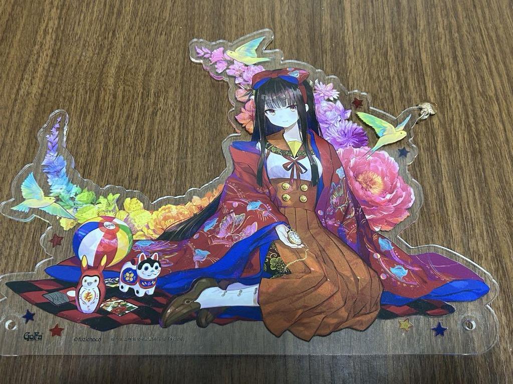 [USED] Fujichoco Illustration Acrylic Clock "Fujichoco Art Book Release Commemorative Exhibition: Saigenkyo