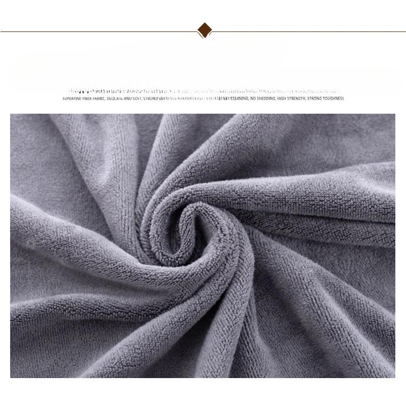 Home use ultra-fine fiber soft and thick strong water absorption beauty sauna robe beauty salon spa center bathrobe bath towel
