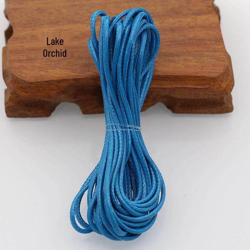 Korean Wax Cord for DIY Jewelry: 2.0MM Snake Pattern Leather Rope for Bracelet & Necklace Weaving