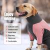 Fleece Dog Clothes Winter Warm Thicken Pet Jumpsuit for Small Large Dogs Windproof Soft Pullover Puppy Coat Outfit Adjustable