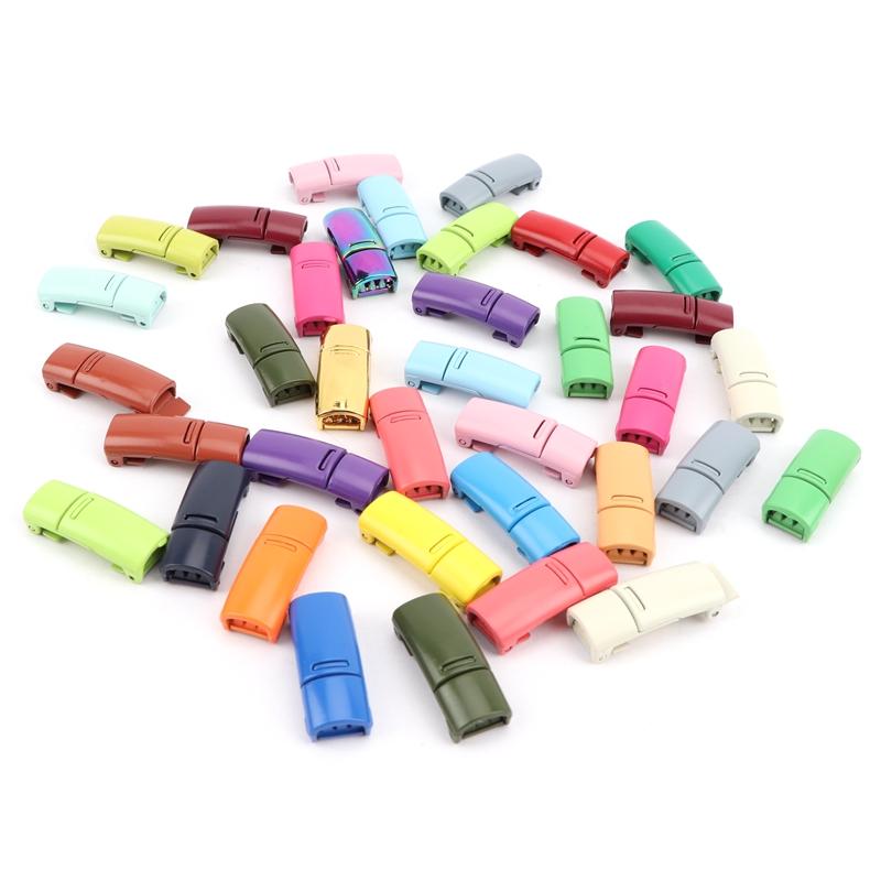 Matte Metal Shoelace Magnetic buckle Shoelaces magnetic Lock 28colors Shoes Accessories Sneaker Kits Metal Laces Buckle