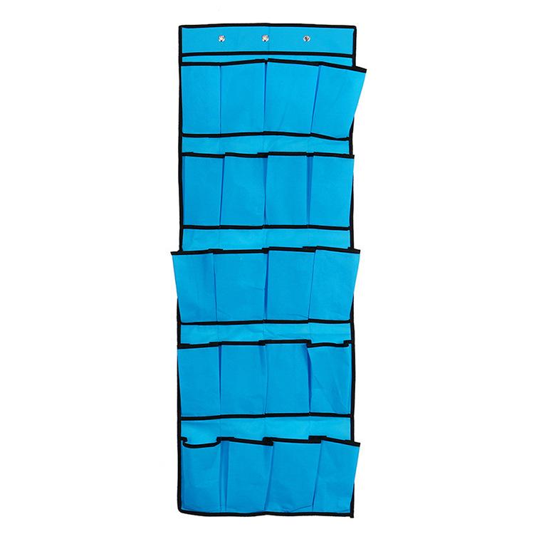 Home Daily Shoes Behind the Door Storage Bag Sundries Wall Hanging Bag Wardrobe Fabric Multi-layer Hanging Storage Bag