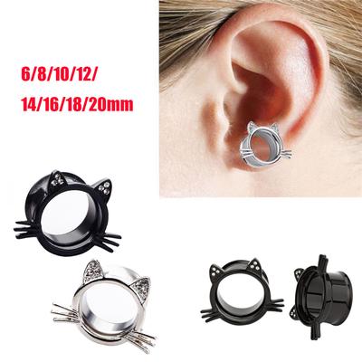 YTE Solid Silicone Saddle Ear Plugs Double Flared Stretcher Piercing Kit 12 Pairs