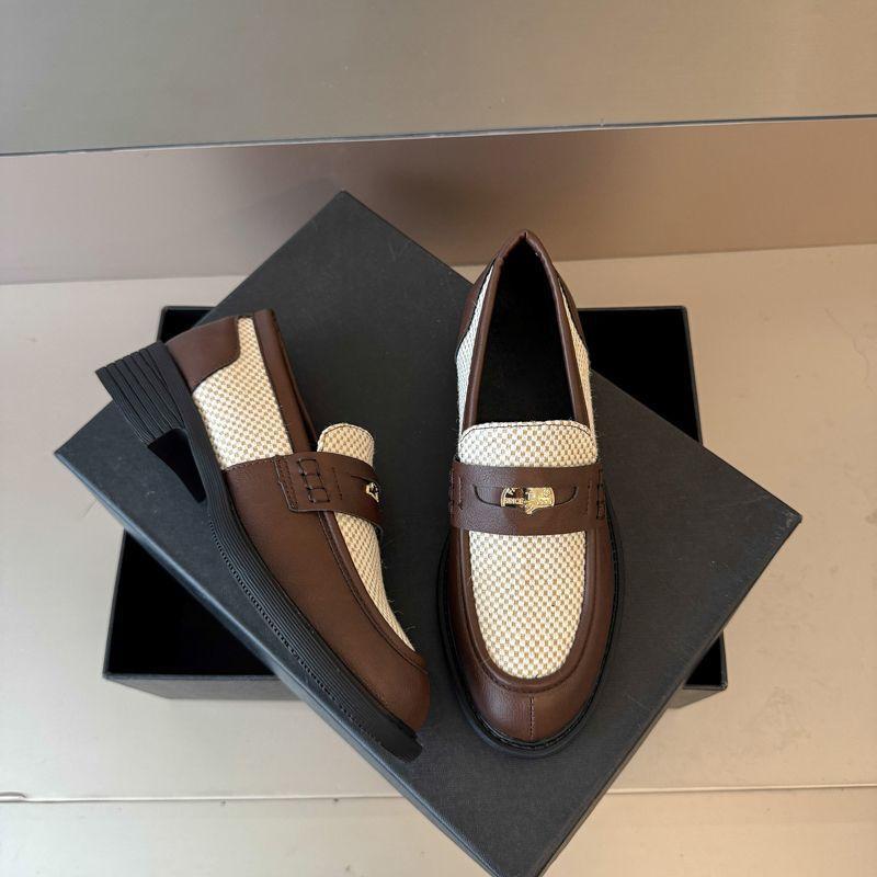 Premium Sense Comfortable Casual British Style Single Shoes Women's Spring and Summer New Retro Style Versatile Round Head Single Shoes Women