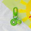 Cute Fruit Strawberry Grape Orange Pendant Keychain For Women Girls  Candy Color Fruit Keyring Bag Decoration Accessories