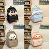 Crayon Shinchan Kuromi Cartoon Backpack With Cushioned Straps For Girls Travel And School Use