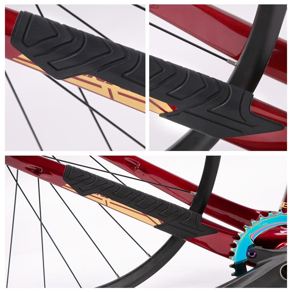 New Cycling Bicycle Bike Frame Chain Stay Protector Guard Gel Pad Cover Wrap