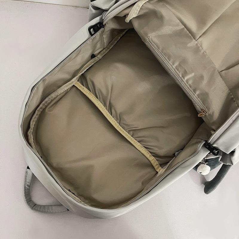 Schoolbag Mori large-capacity solid color backpack male trend ins Korean version versatile schoolbag female high school student campus backpack