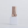15ml Black/White Nail Polish Bottle with Brush, Lightproof Glass Bottle for Nail Base Gel, Empty Dispenser Bottle