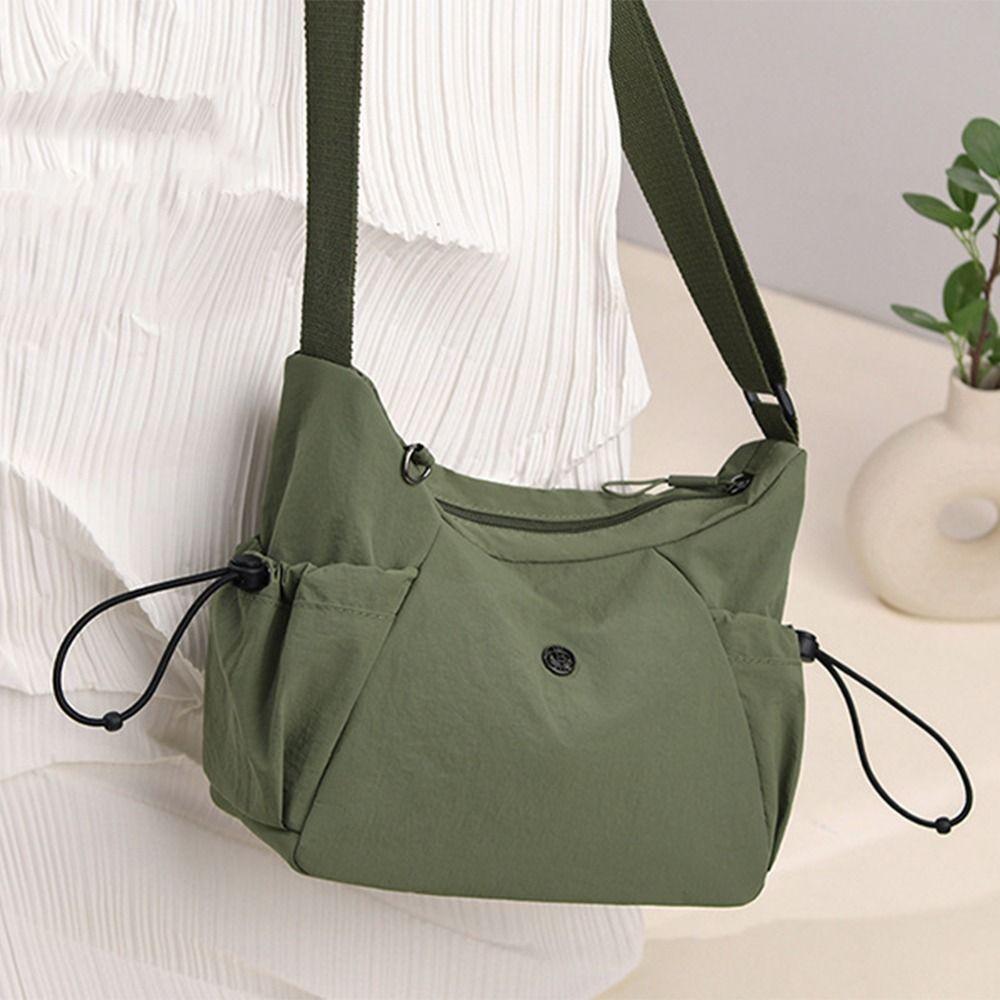 Zipper Closure Shoulder Bag Ultra-light Tote Bag Versatile Women Crossbody Bags  Casual Wear