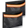 1/2Pcs Reflective Self-Adhesive Universal Boat Caddy Organizer Mesh Bag Large Capacity Waterproof Boat Storage Accessories