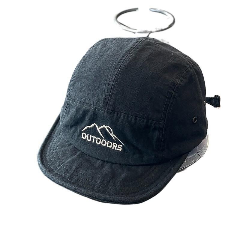 Baseballkappe mit kurzem Schirm und verstellbarer Passform, Sonnenschutz für Damen, Herren, Outdoor-Bekleidung