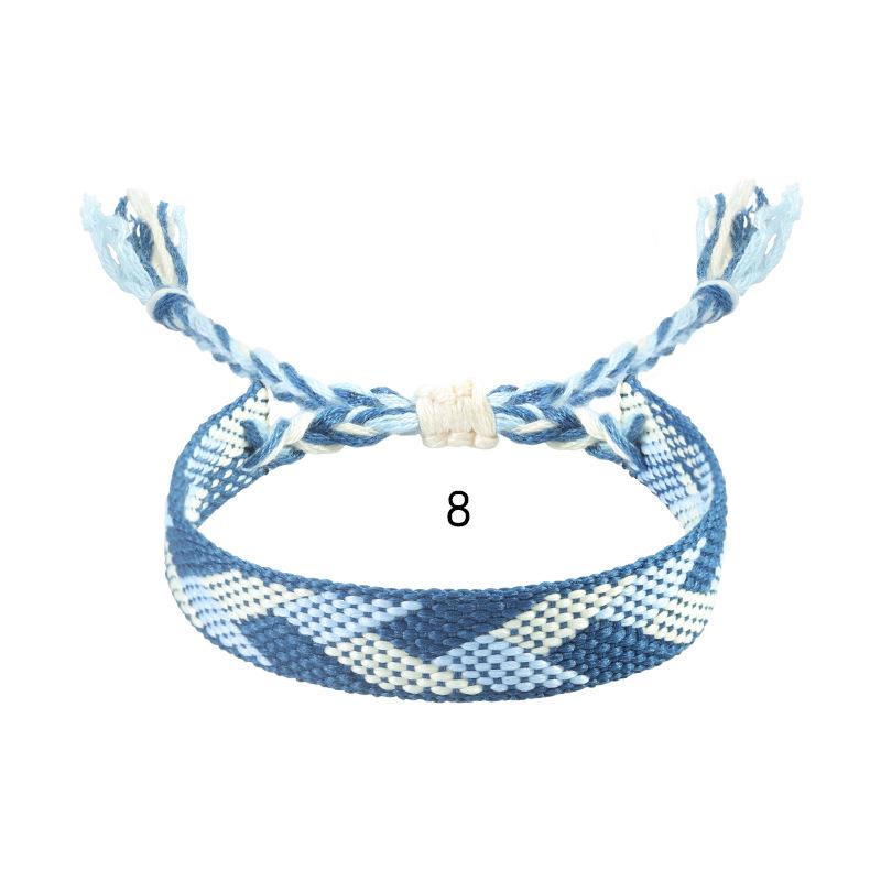Bohemian Ethnic Style Woven Cotton Linen Friendship Bracelet