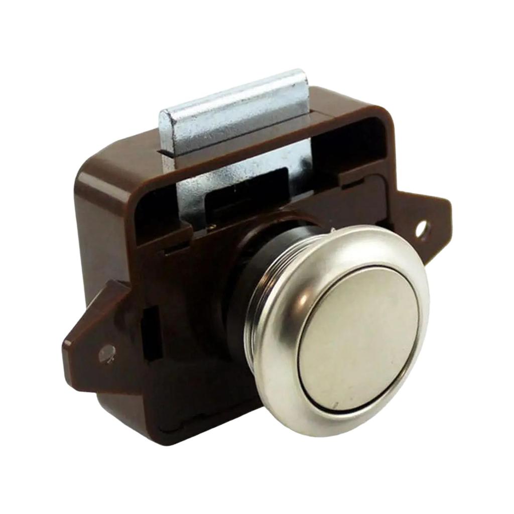 Keyless Cabinet Lock Drawer Knob Removable Lock Cupboard Latch Hardware for RV Motorhome Van Home