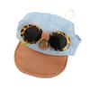 Comfortable Wide Brimmed Sun Hat For Pet Headgear Outdoor Summer Headgear Breathable Hat