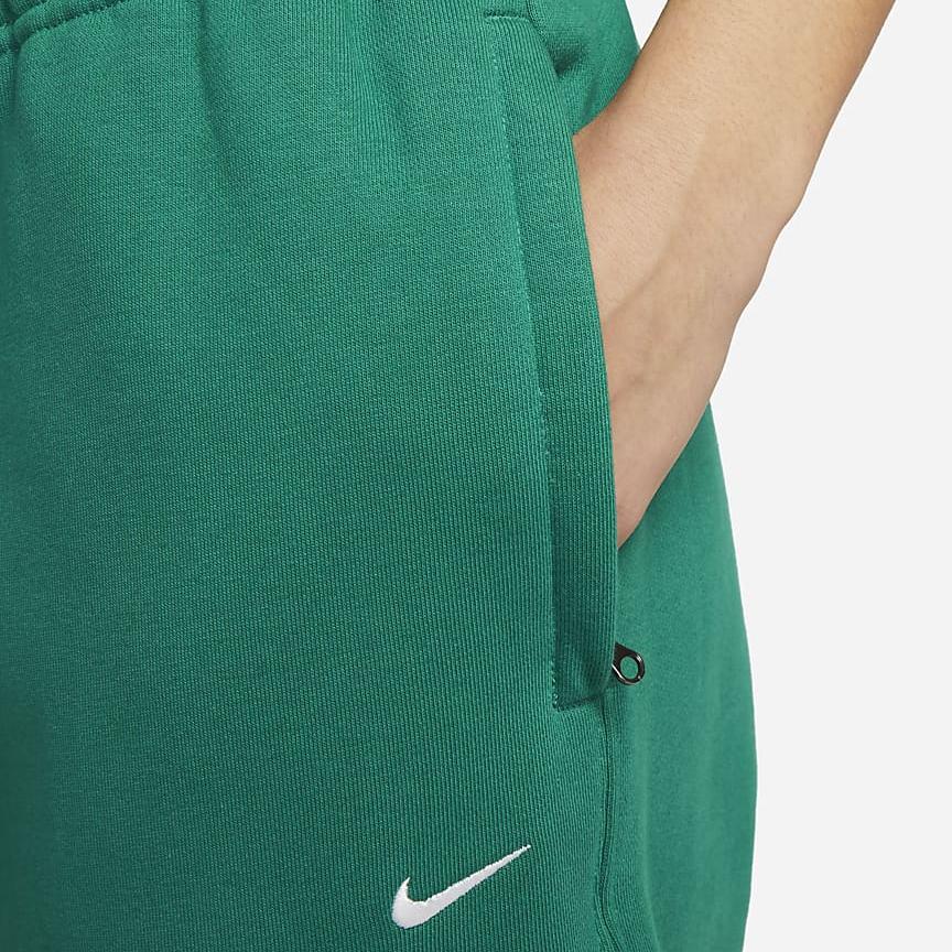 Nike Solid Color Elastic Waist Jogger Pants Women Bottoms Mystic-Green CW5565-340