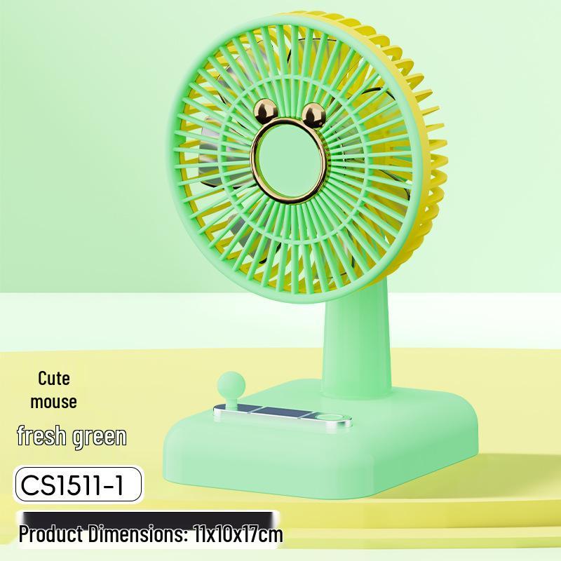 USB Rechargeable Mini Desk Fan - Portable for Dorms and Offices
