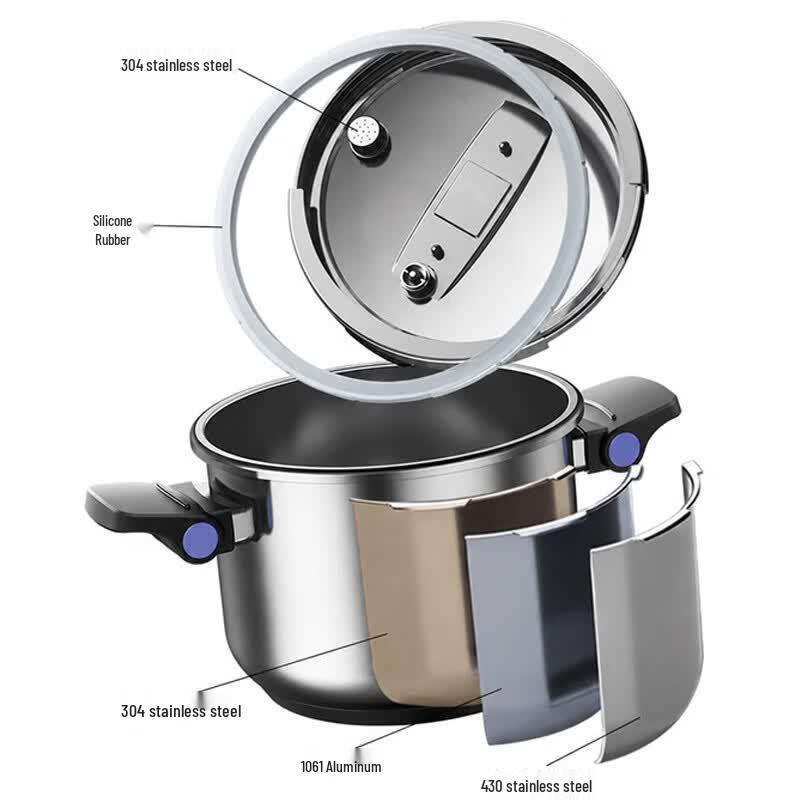 KOBACH 304 Stainless Steel Pressure Cooker