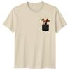Dog In Pocket Dogs Animals Unisexs TShirt Unisexs Tee Graphic Unisex Top Pet