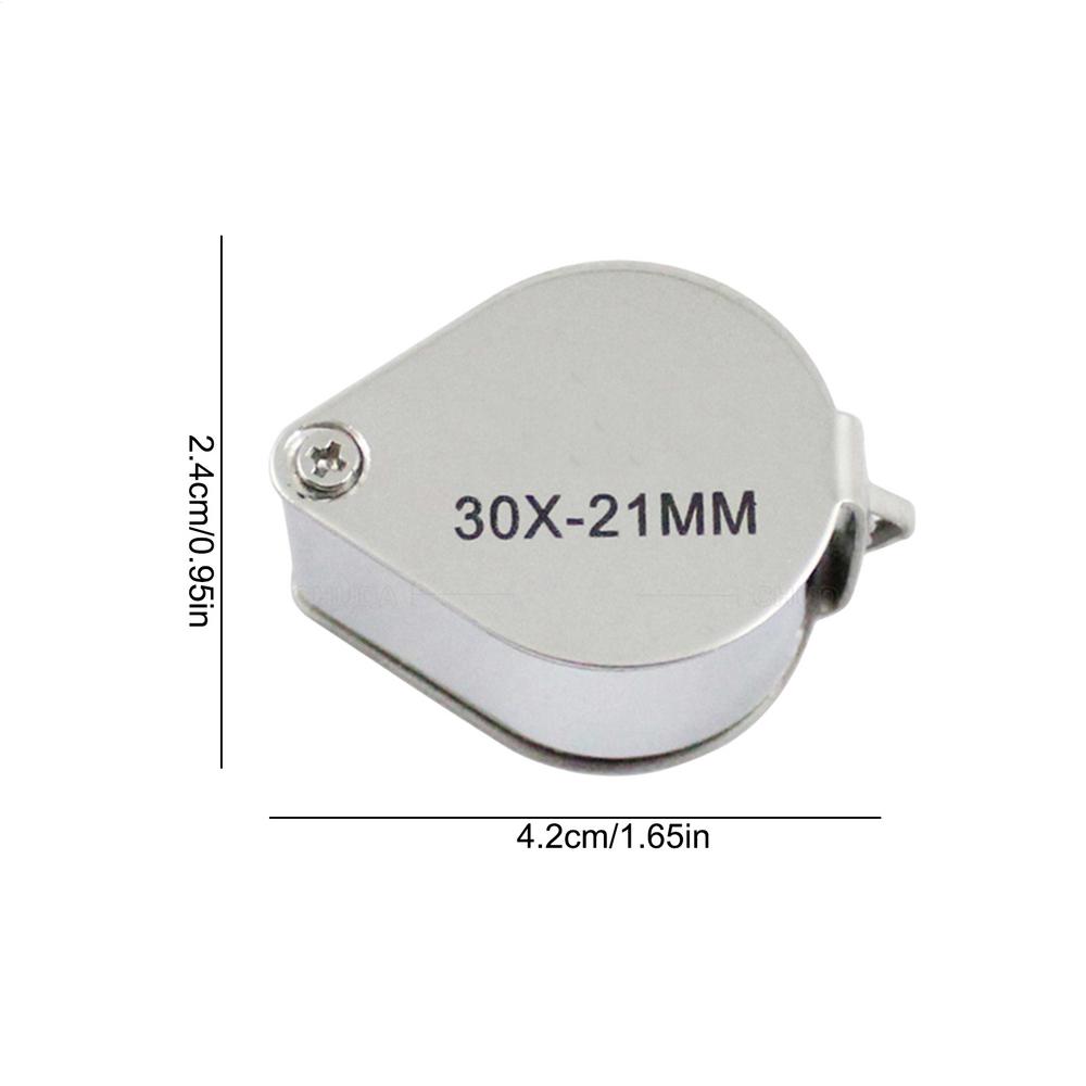 

Кишенькова лупа Ювелірна лупа Збільшувальне скло для читання Складна ювелірна лупа Лупа для марок Інструмент ювеліра