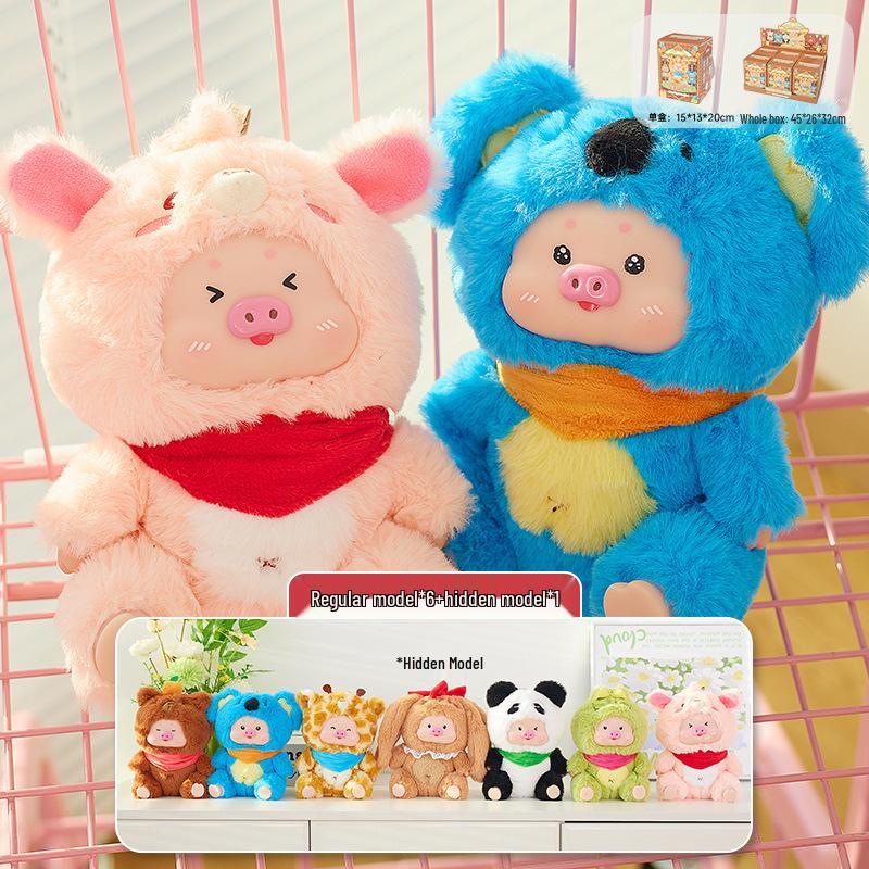 San Mao Lucky Rabbit Plush Toy - Cute Mobile Phone Pendant for Kids