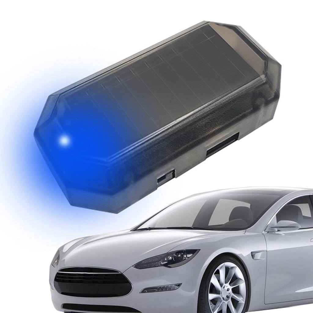 Car Solar Simulation Dummy Alarm, Car Anti-Theft Device, Solar Anti-Theft System for Automobile, Anti-theft