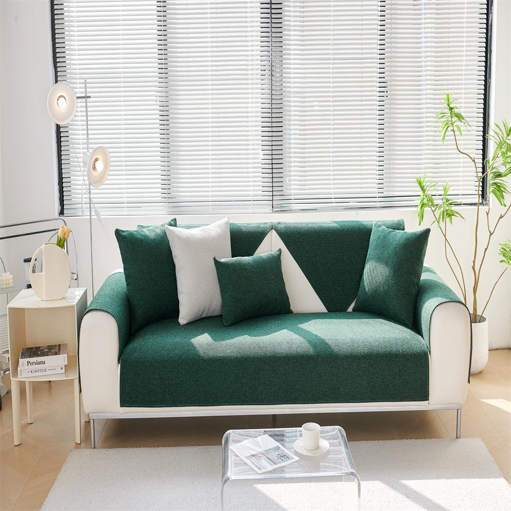 

Подушка для дивана в скандинавском стиле, универсальная подушка для дивана Four Seasons, подушка для дивана из синели, современная простая однотонная нескользящая подушка 70x70cm