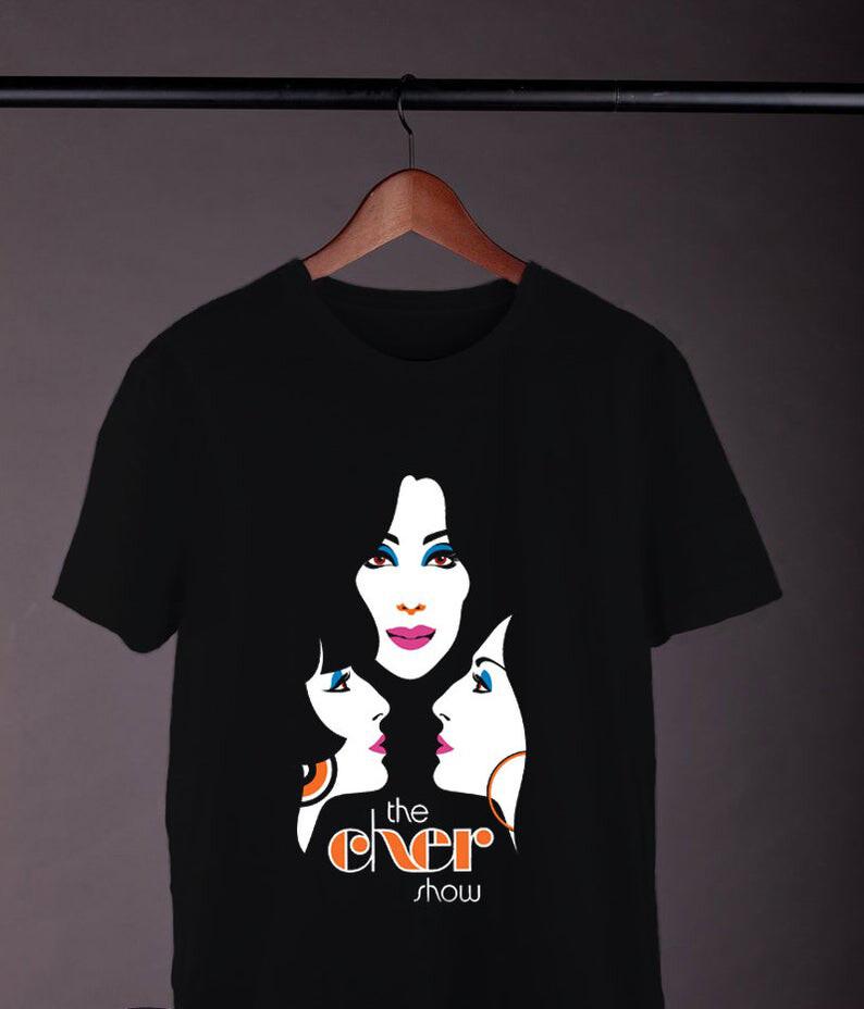 

The Cher Show Black Unisex Short Sleeve Cotton TShirt S23XL Unisex T-Shirt M
