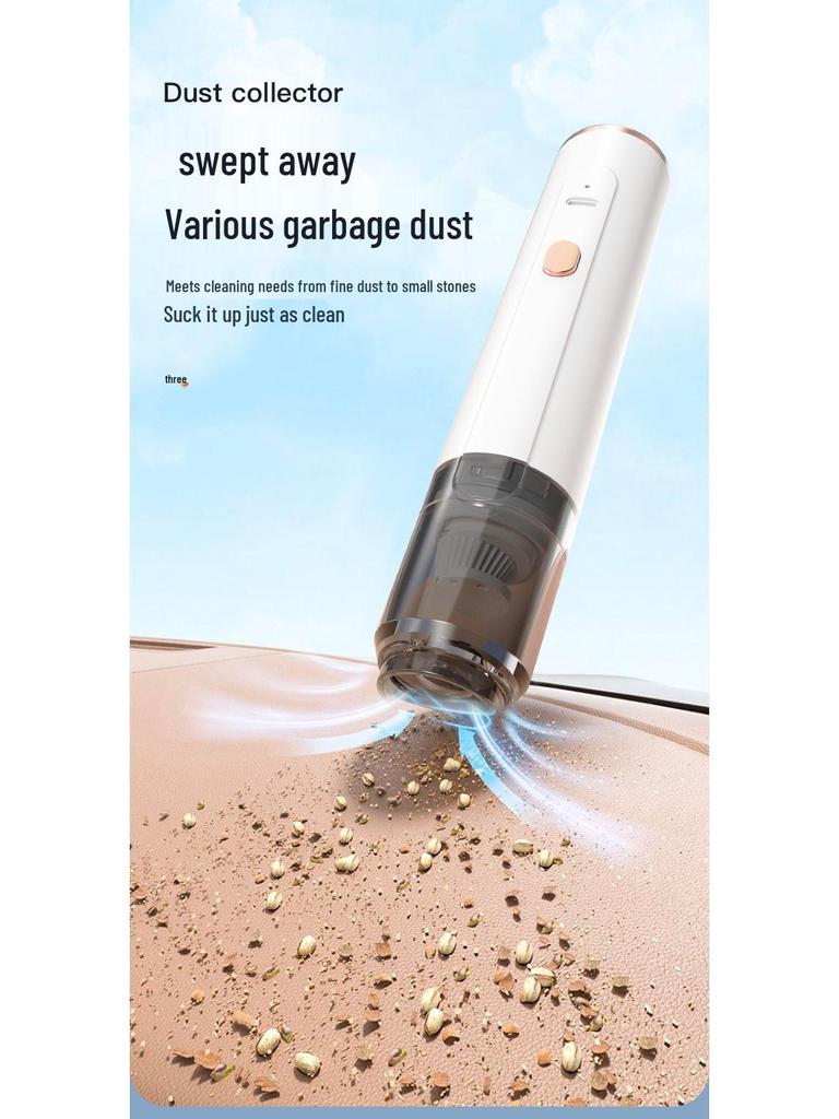 Compact Handheld Car Vacuum Cleaner for Ashtray, Dust, and Coffee Grounds