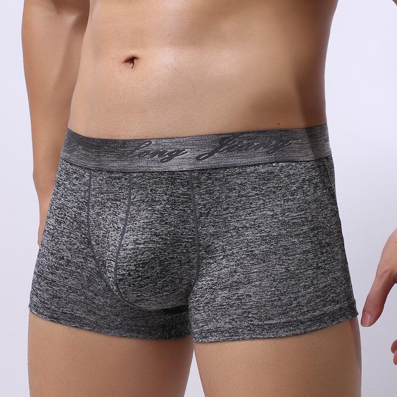 Cuecas Boxers Masculinas Premium Respiráveis Confortáveis Com Bolsa Luxuosa E Design de Boxer Elástico