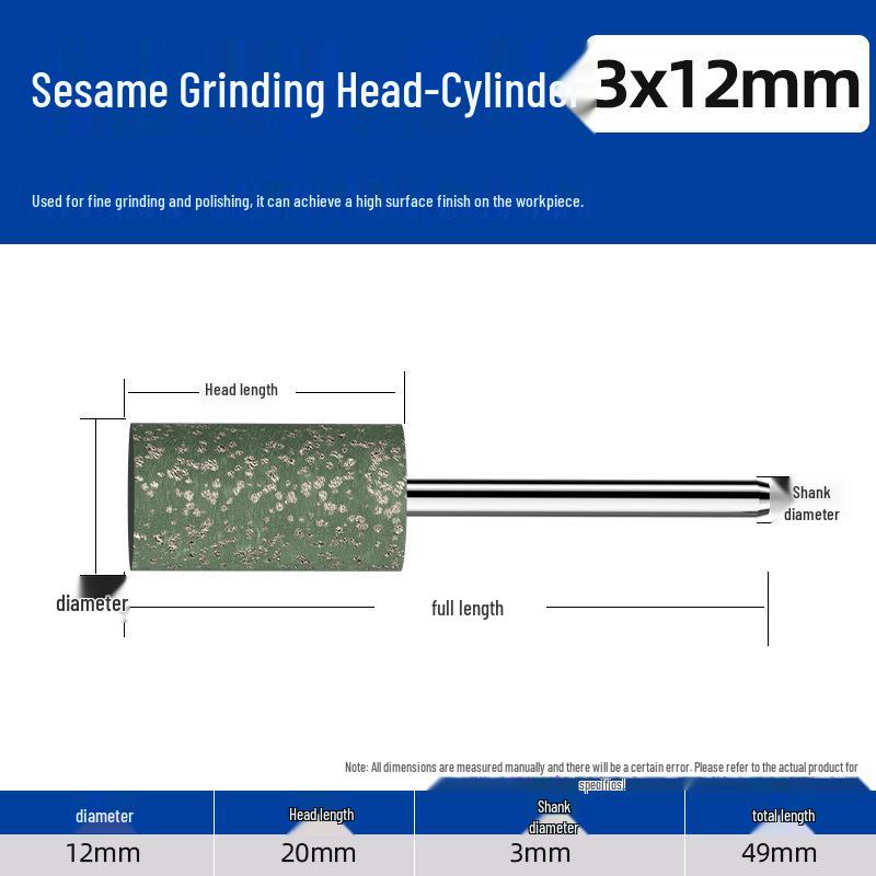 Sesam-Polierkopf für elektrische Schleifmaschinen: Jade Stein Gummi Schleifscheibe