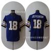 Mens Embroidered Minnesota Vikings NFL Football Jersey T-Shirt Cotton Blend Sportswear Fans