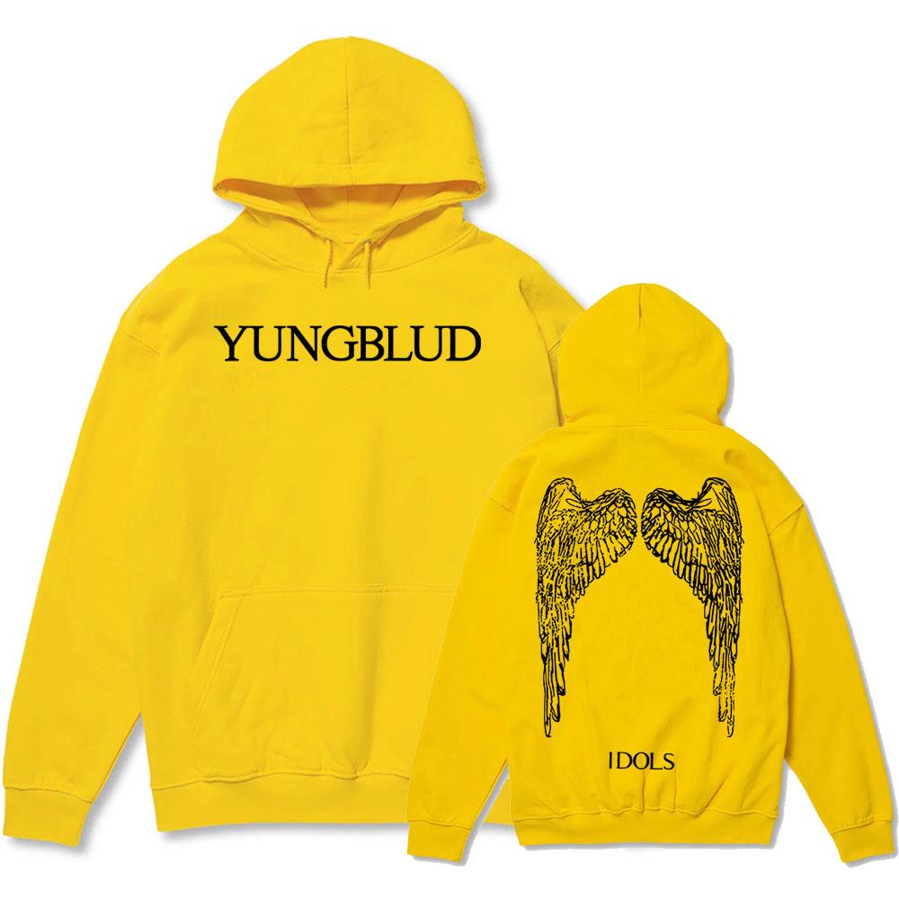

Худі Idols Wings Толстовки з графічним принтом YUNGBLUD з довгим рукавом Пуловери в стилі гранж для чоловіків і жінок 2XL