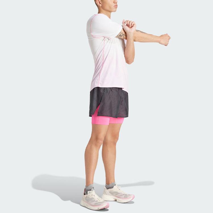 Adidas Tokyo Running 2-In-1 Shorts Men Shorts Black IP3555