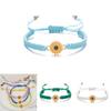 Handmade Sunflower Friendship Bracelet With Floral Design For Women And Couples