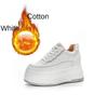 Fashion Spring Wedge Heel Small White Shoes Muffin Thick Soled Women's Shoes Increase Casual Small Man Single Shoes  Snow Boots