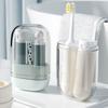 Portable 3 in 1 Travel Toothbrush Set Plastic Mouthwash Cup Toothpaste Storage Box  for Daily Use