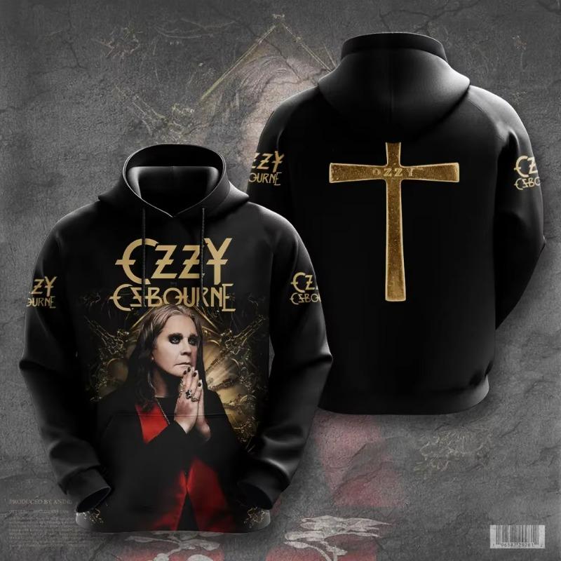 Men's Hoodie New Rock Ozzy Osbourne Band 3d Print Hoodies Men Women Fashion Street Hoodie Sweatshirt Women Coat Hip Hop Sudadera