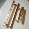 Retro Zinc Zinc Zinc Alloy Furniture Door Knob Unique Line Design Cabinet Handle  Drawer