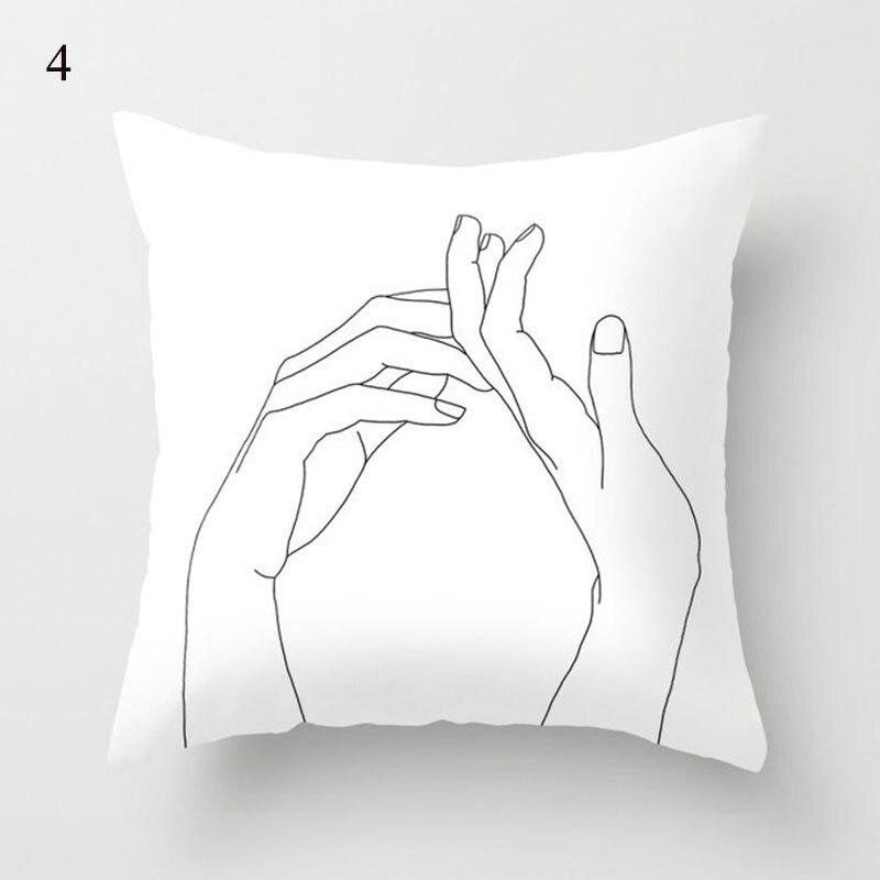 

Чехол на подушку для дивана, домашний декор, наволочка с росписью, чехол для подушки с перьями, украшение на подушку 40x40cm