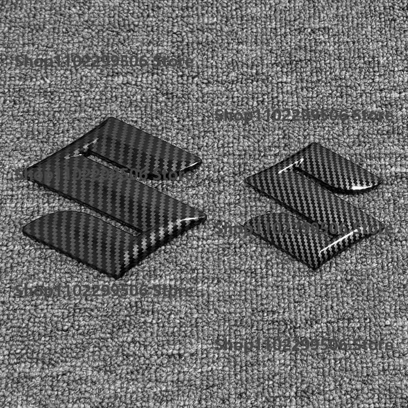 67 80 100 120mm ABS Auto Frontgrill Eemblem Heckklappe Abzeichen Aufkleber Für Suzuki Swift SX4 Jimny S-CROSS Vitara Logo Zubehör