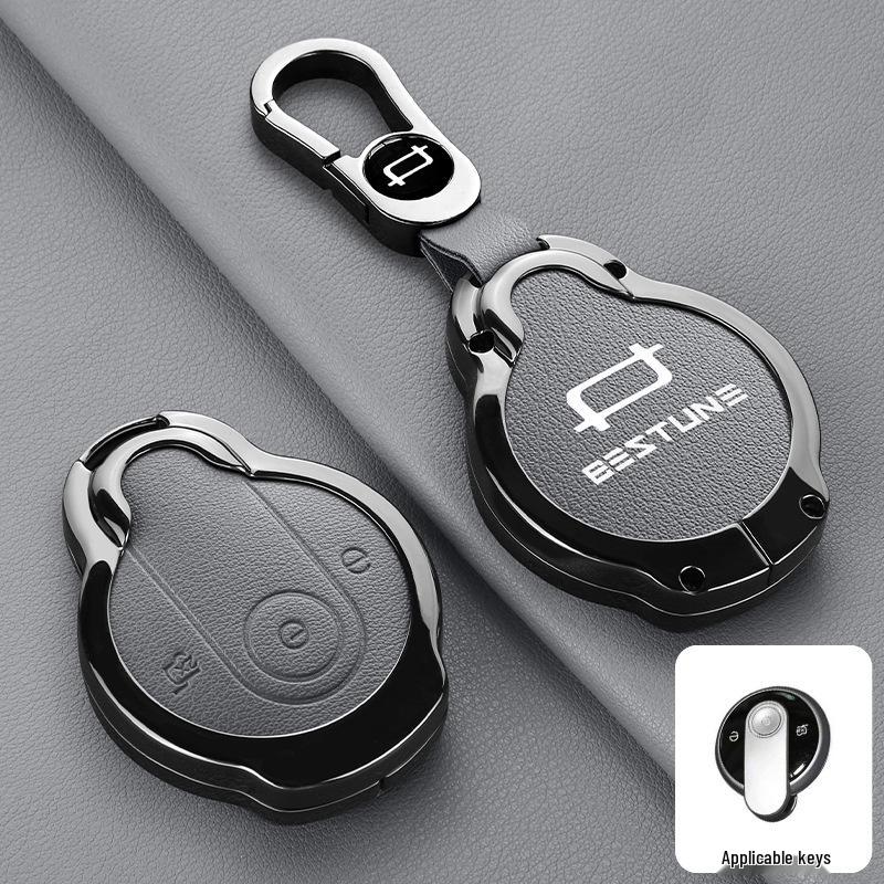 Cute Horse Key Cover for 2026 Bestune Pony - Yueyi 03/07 Metal Shell with Buckle