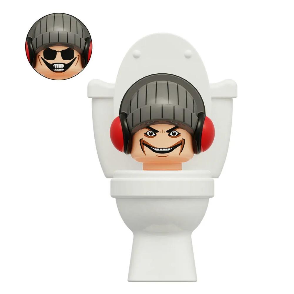 Mini Skibidi Toilet Man Figure Anime Block Toys TvMan Plus Titan Cameraman Speakerman Bricks Model Toy Kid Birthday Gifts