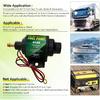 12D Micro Electric Diesel Fuel Pump Universal 5/16 Inch Inlet And Outlet 12V 1-2 A, 35 GPH, 4-7 PSI